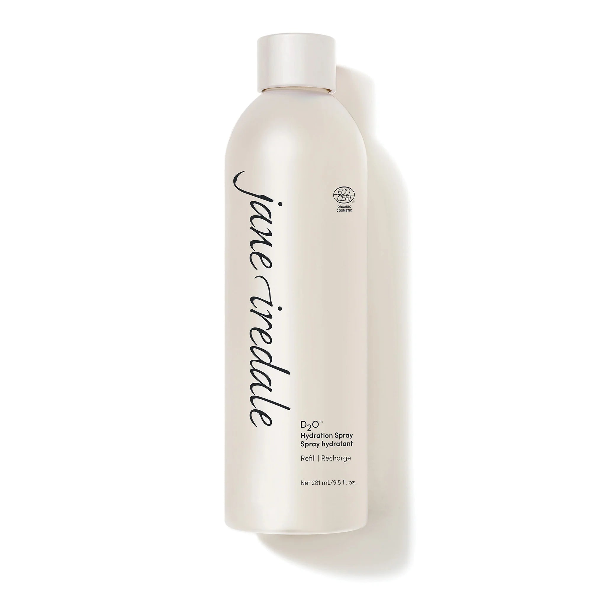 Jane Iredale's D2O™ Hydration Spray Refill 281 ml - Use to set mineral makeup foundation for a long-lasting, smooth finish