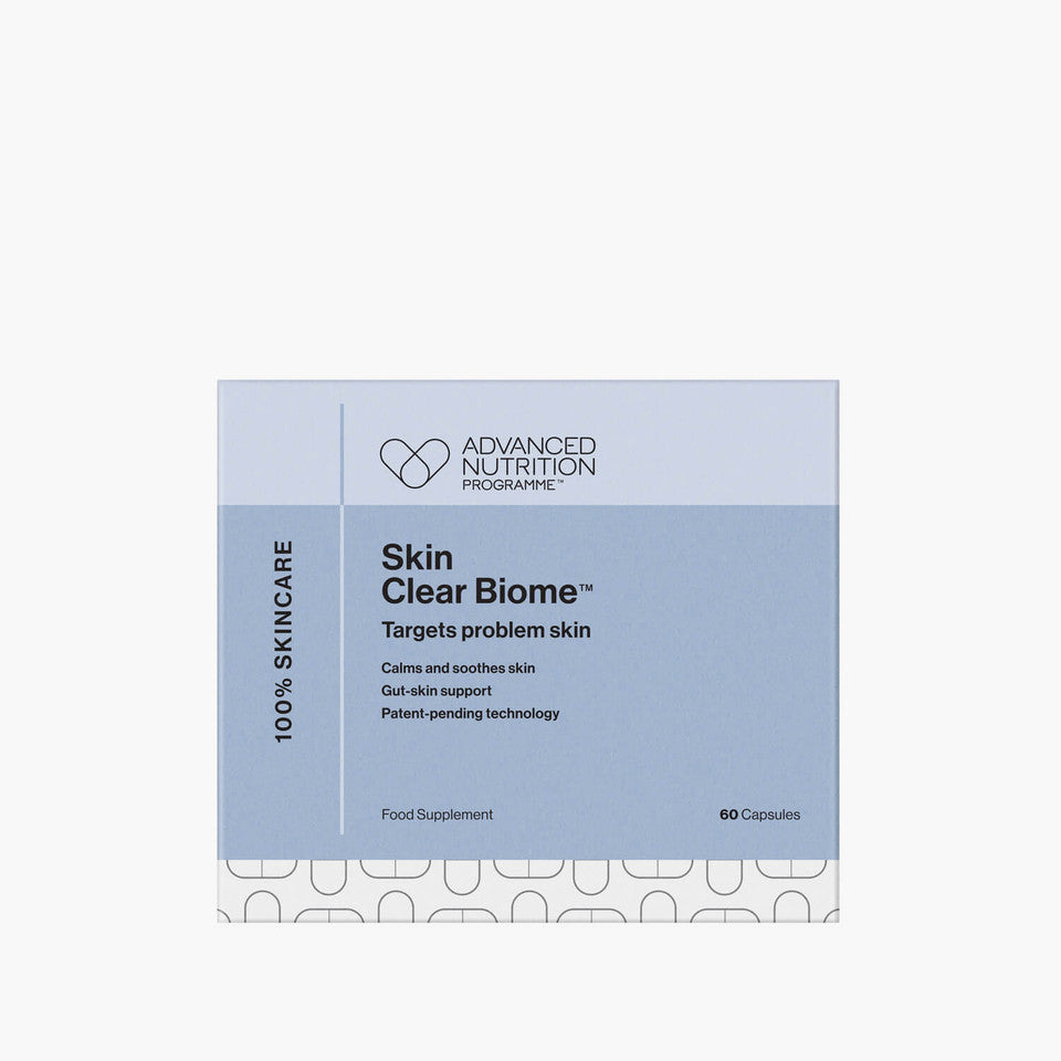 Advanced Nutrition Programme's Skin Clear Biome™ Food Supplement 60 capsules - $146.00 - Free Shipping for orders above $350.00. Australian Stockist.