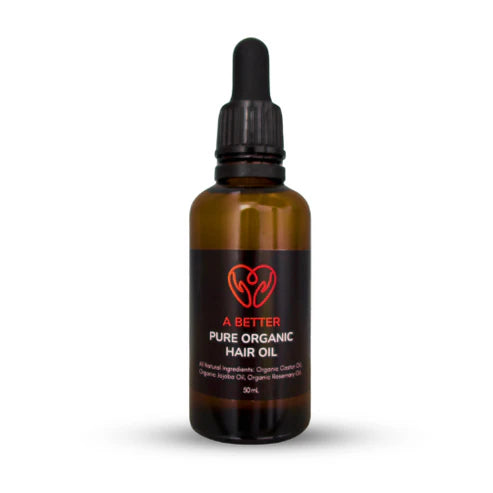 Pure Organic Hair Oil. Our all-natural hair oil formula promotes hair growth, and strengthens your hair. 50 mL. A Better Australian stockist. Free Shipping for orders over $350. Shipping only in Australia. Shop now!