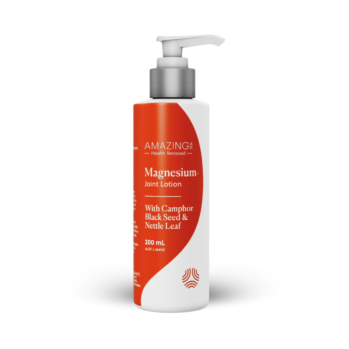 Magnesium Joint Lotion. This innovative lotion combines the power of Magnesium with MSM, Turmeric, Peppermint, and Black Pepper. Designed to assist with inflammation and joint pain, it harnesses the best of nature and science, leaving you feeling more relaxed and flexible. Amazing You Australian stockist. Shipping all over Australia.
