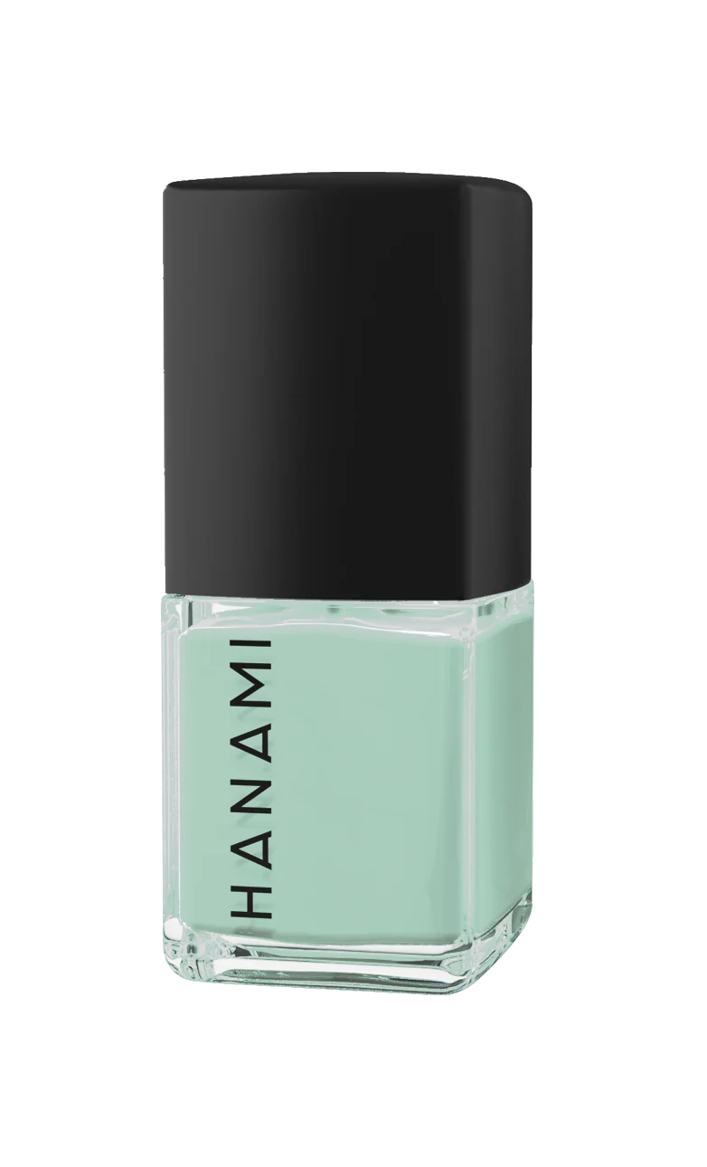 Hanami Nail Polish. Shade The Bay - Minty Blue. High-shine glossy nail polish for a fresh, salon-quality manicure. Smooth, vibrant finish in a variety of colors. Australian-made and cruelty-free. Hanami Australian stockist. Free shipping on orders over $350. Shop now!