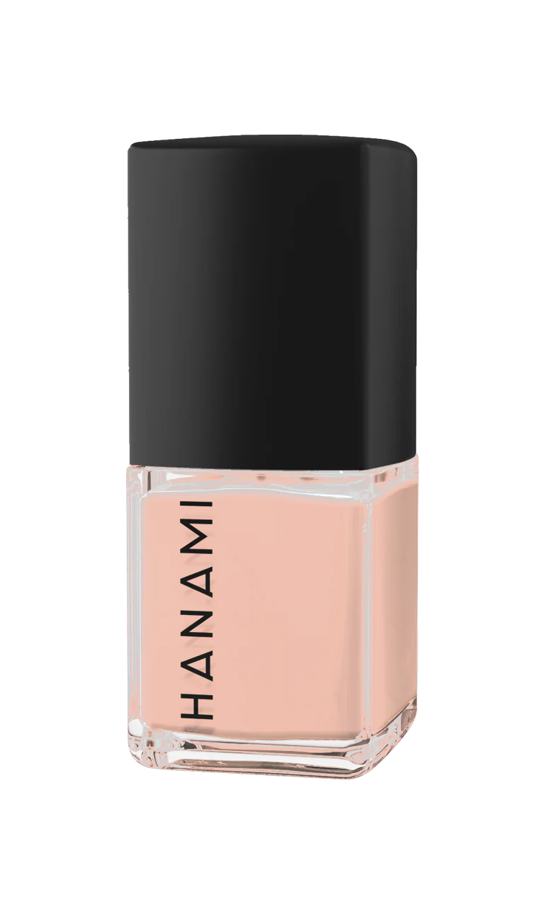 Hanami brand nail polish. Shade Peach Fuzz - Peach. High-shine glossy nail polish for a fresh, salon-quality manicure. Smooth, vibrant finish in a variety of colors. Australian-made and cruelty-free. Free shipping on orders over $350. Hanami Australian stockist. Shop now!