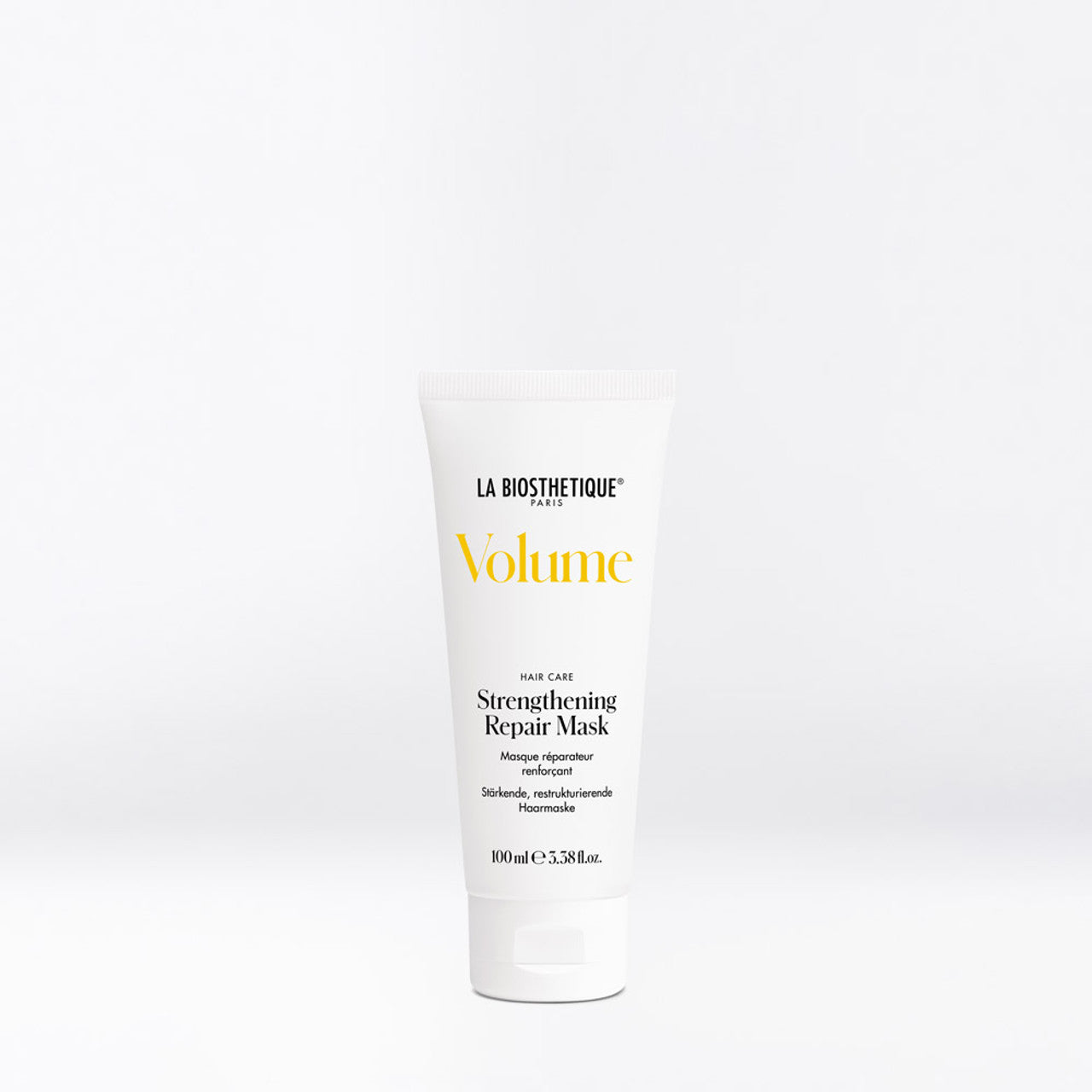 La Biosthetique's Volume range -  Strengthening Repair Mask. Strengthening, and restructuring hair mask. This product is 100 ml. La Biosthetique Australian stockist. Free Shipping for orders $350. Shop now.