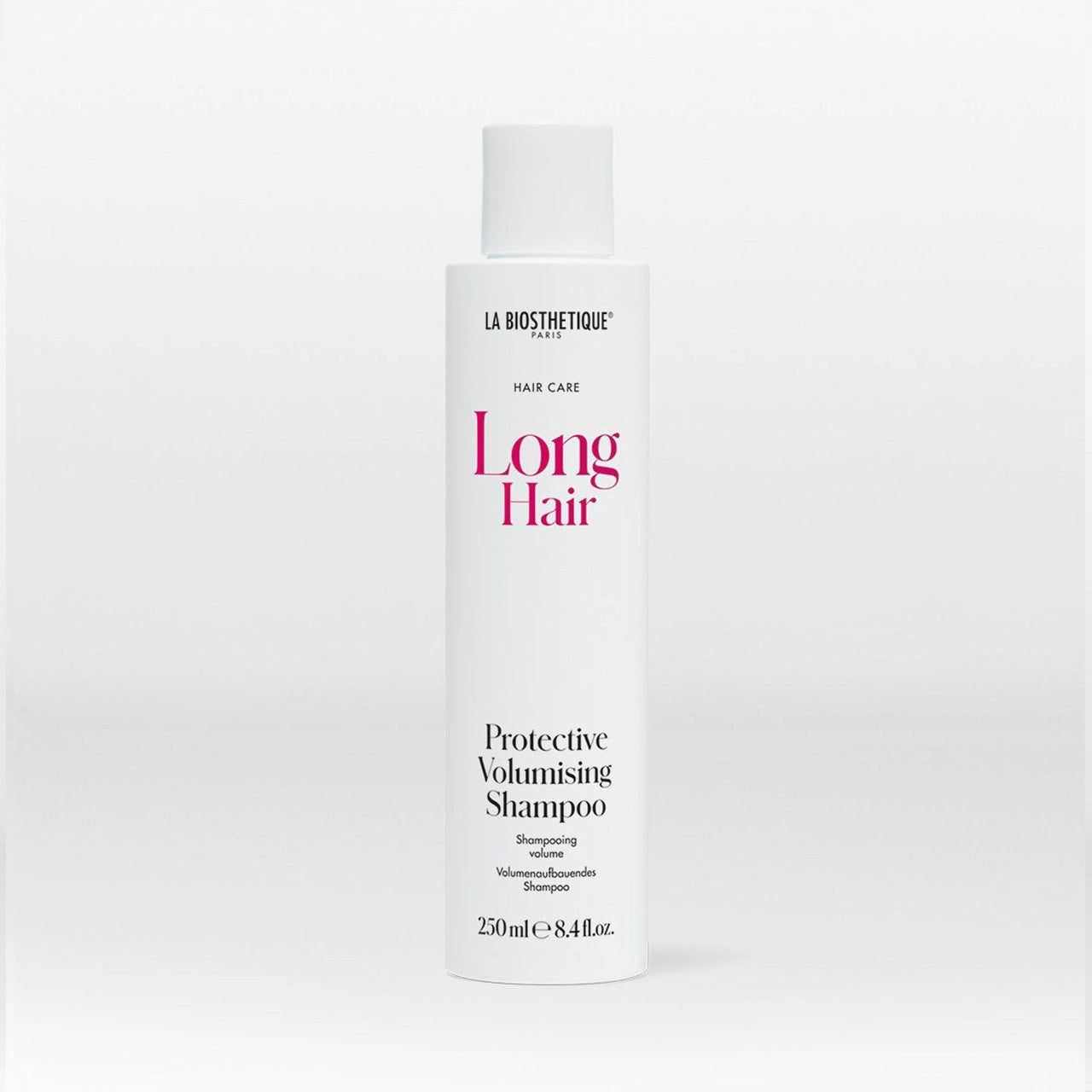 La Biosthetique's Long Hair Protective Volumising Shampoo 250ml. Gentle Micelles shampoo protects against environmental influences and gives volume to hair. La Biosthetique Australia stockist. Free Shipping for orders over $350. Shipping only in Australia.
