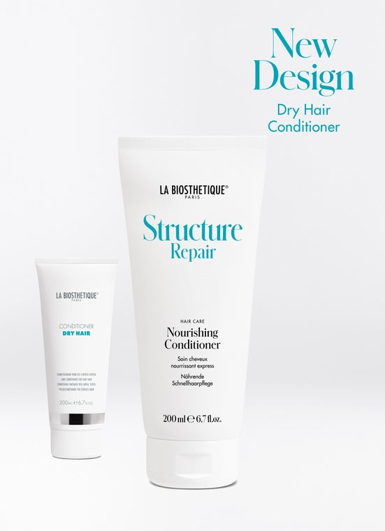 La Biosthetique Structure Repair - Nourishing Conditioner. Intensive oil-replenishing conditioner provides shine, moisture and frizz control to dry, damaged hair. La Biosthetique Australian stockist. Geelong Based. Shop Now.