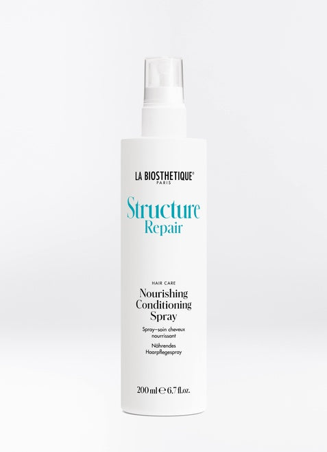 La Biosthetique Structure Repair range - Nourishing Conditioning Spray. An intensive conditioning leave-in spray that nourishes damaged hair, balances out structural damage and makes the hair easier to comb. La Biosthetique Australian stockist. Geelong Based Shipping in Australia only. Shop Now.
