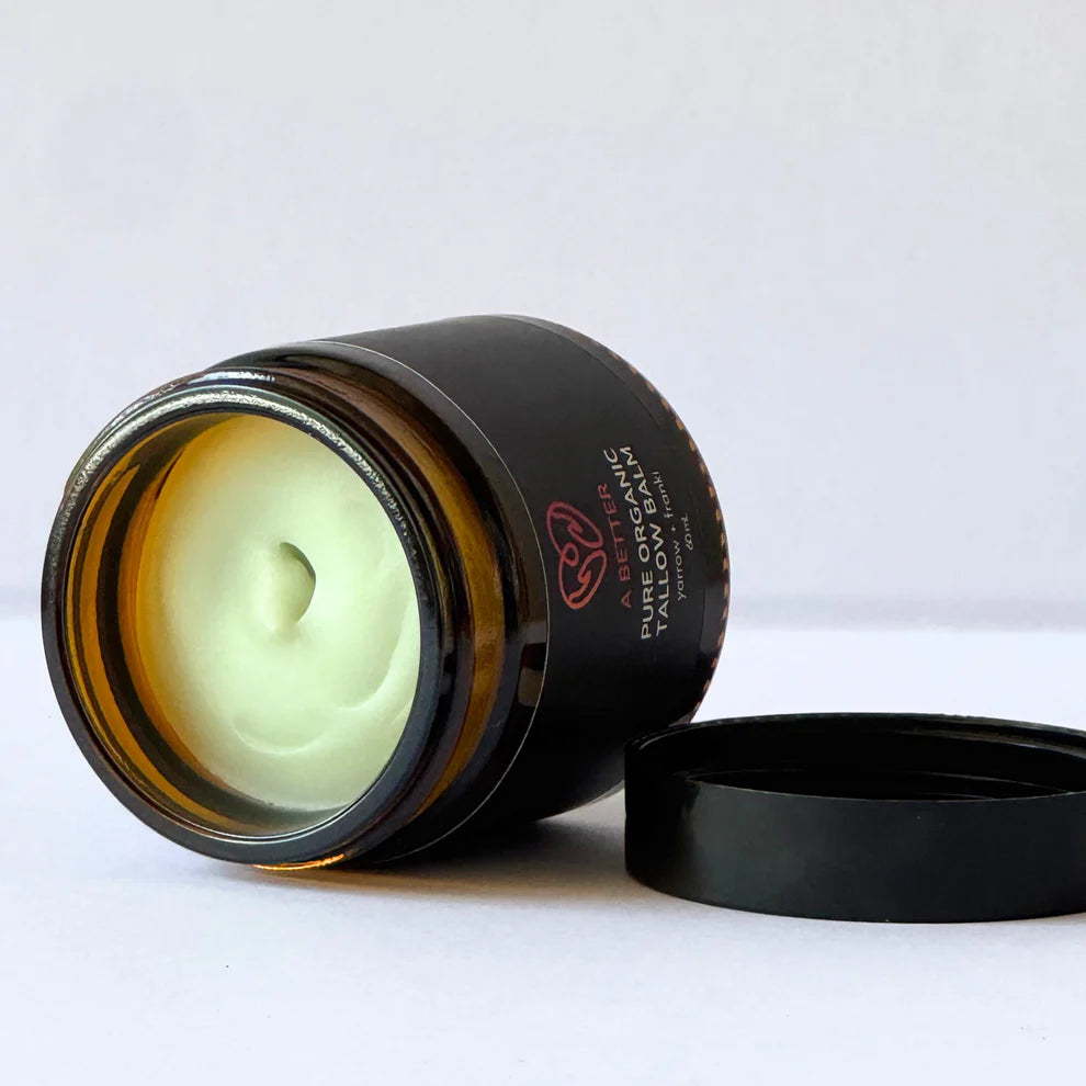 Open jar of moisturiser with visible brand name A Better on a white background. Monecious is an A Better Australian stockist based in Geelong. Shipping all over Australia. Shop now!