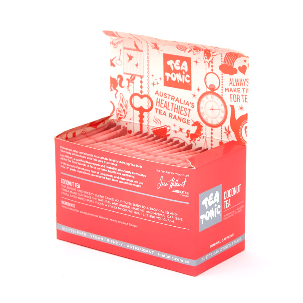 Tea Tonic Coconut Teabags - 20 pieces - $12.00