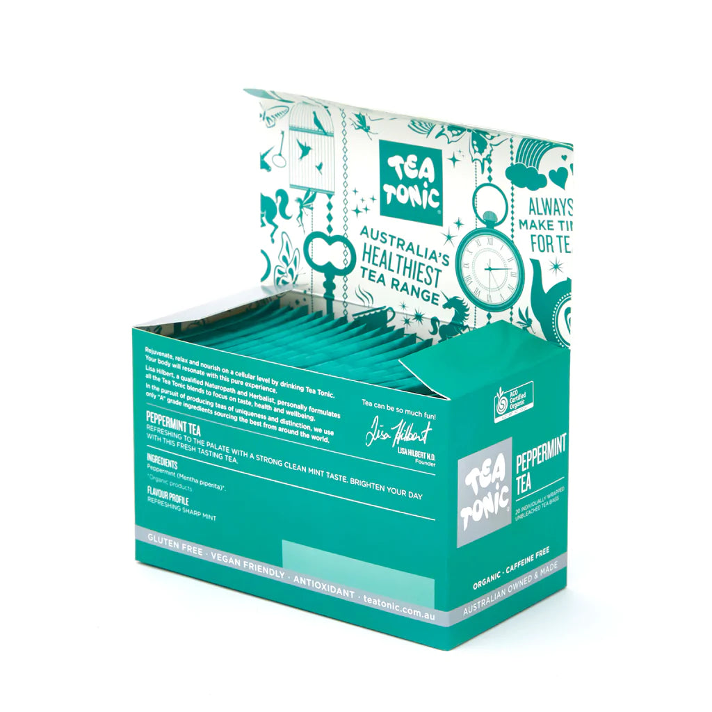 Tea Tonic Peppermint Teabags - 20 pieces - $12.00