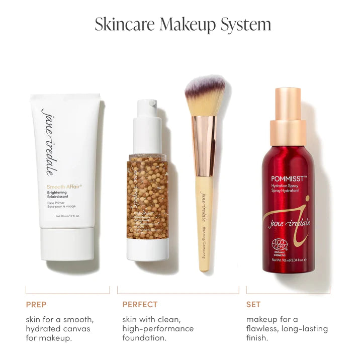 Jane Iredale's skincare makeup system. Jane Iredale Australian stockist. Free Shipping for orders over $350. Shipping only in Australia. Shop now!