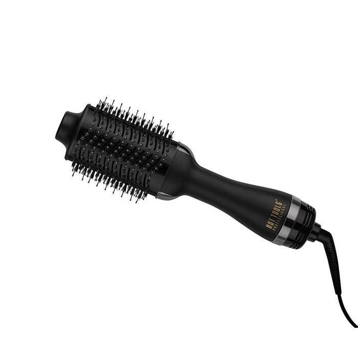 cult product Hot Tools Black Gold VOLUMISER ONE-STEP BLOWOUT does the job of a brush and dryer in just one easy step, Salon quality blowout at home.