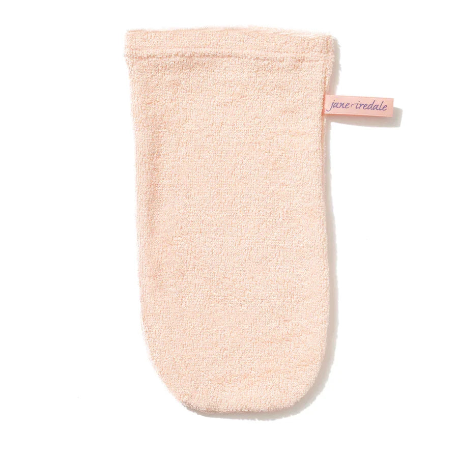 Jane Iredale's Magic Mitt is a unique knitted micro-fibre cloth
