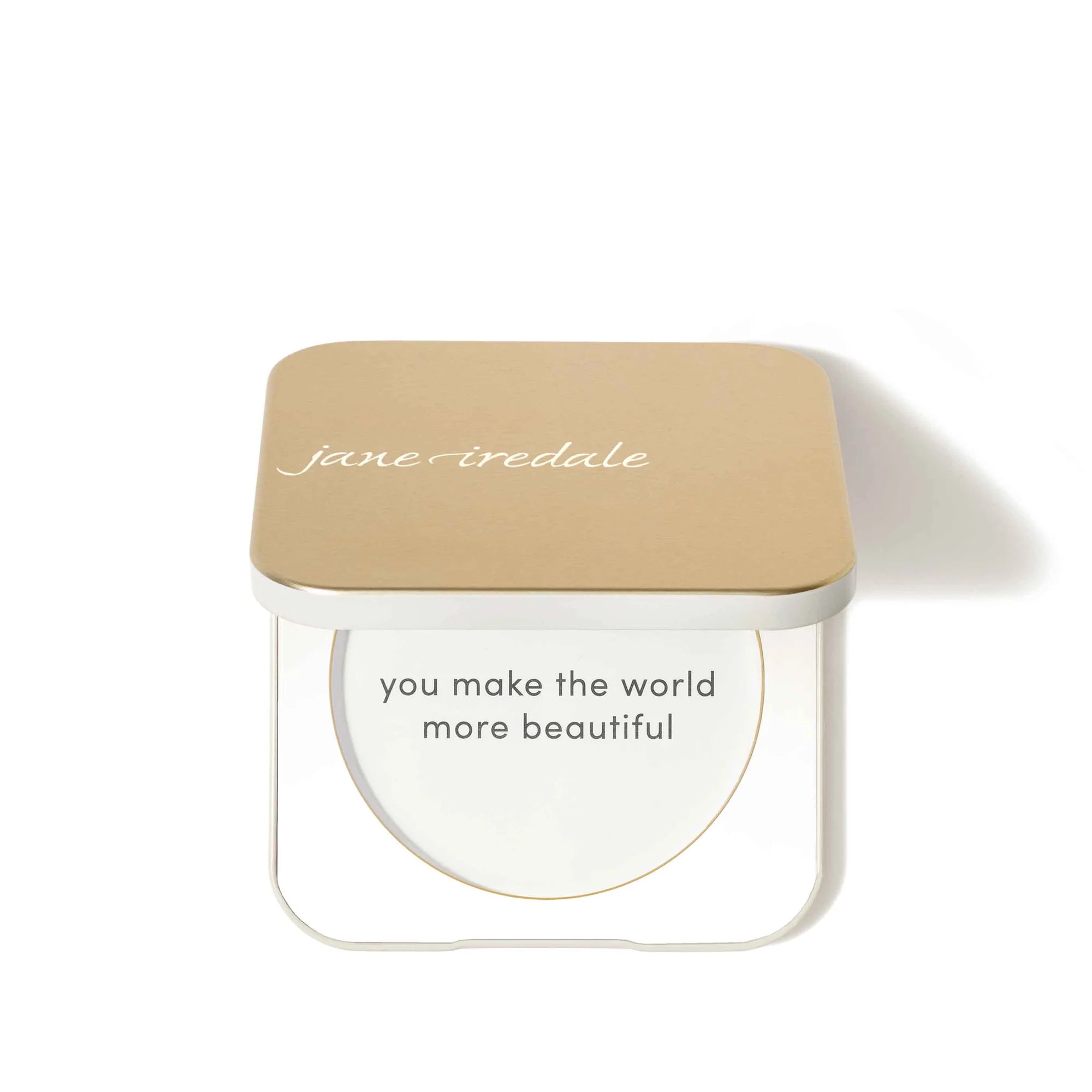 Jane Iredale Refillable Compact. Sleek, sustainable compact designed to keep your favorite powder refills fresh and protected, at home and on the go. Jane Iredale Australian stockist. Free Shipping for orders over $350. Shipping only in Australia. Shop now!