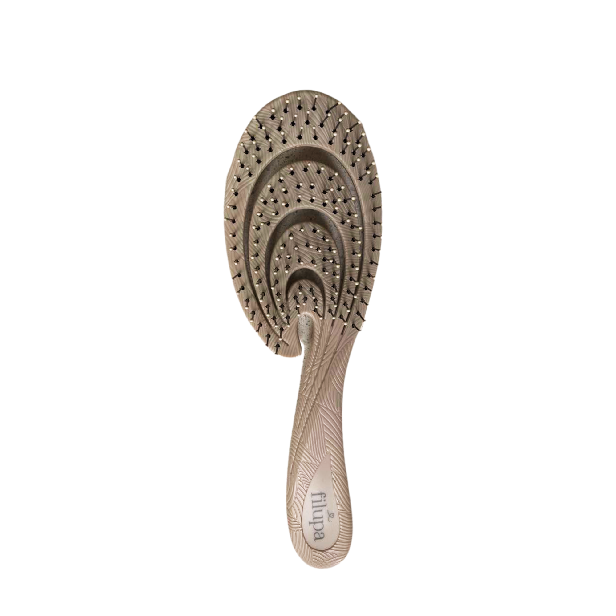 Filupa Tan Brush from Nordic Bio Brush is 100% recyclable. The brush won't pull on your hair and smoothes the finer hair with ease.