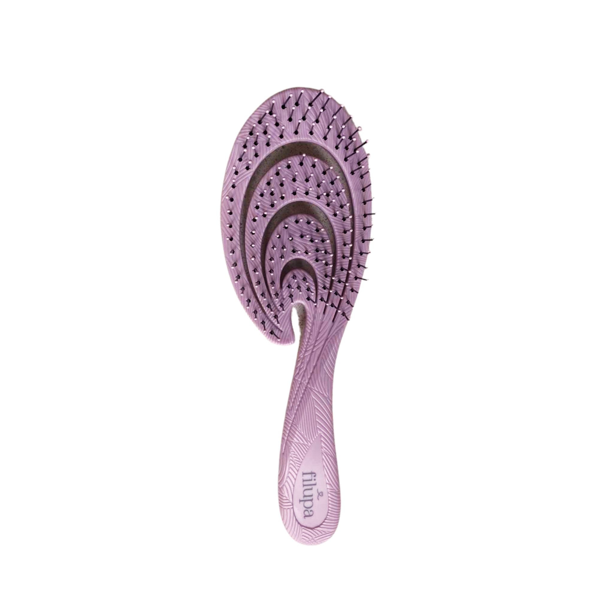 Filupa Pale Mauve Brush from Nordic Bio Brush is 100% recyclable. The brush won't pull on your hair and smoothes the finer hair with ease.