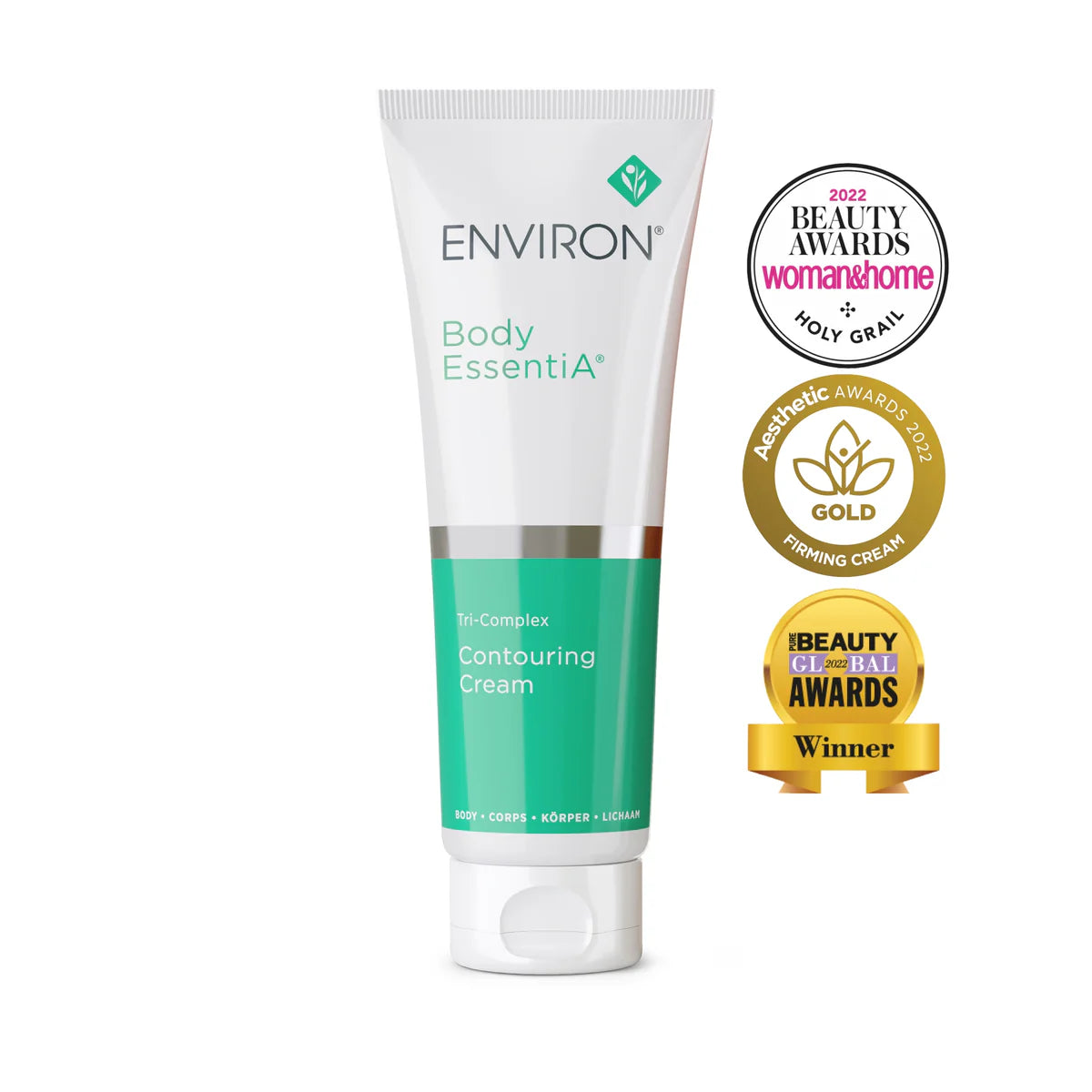 Body EssentiA Tri-Complex Contouring Cream 125ml - Beauty Awards Woman and Home, Aesthetic Awards and Beauty Global Awards Winner 2022. Environ Skincare Australia stockist