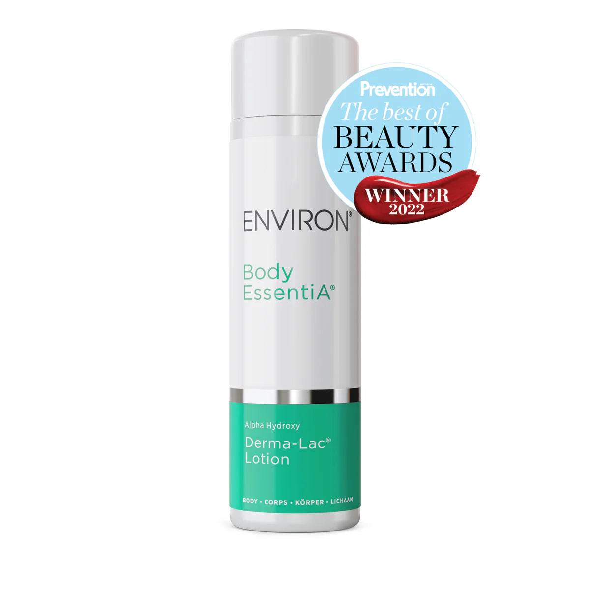 Body EssentiA Derma-Lac Lotion 200ml. Beauty Awards Winner 2022. Environ Skincare Australia stockist.