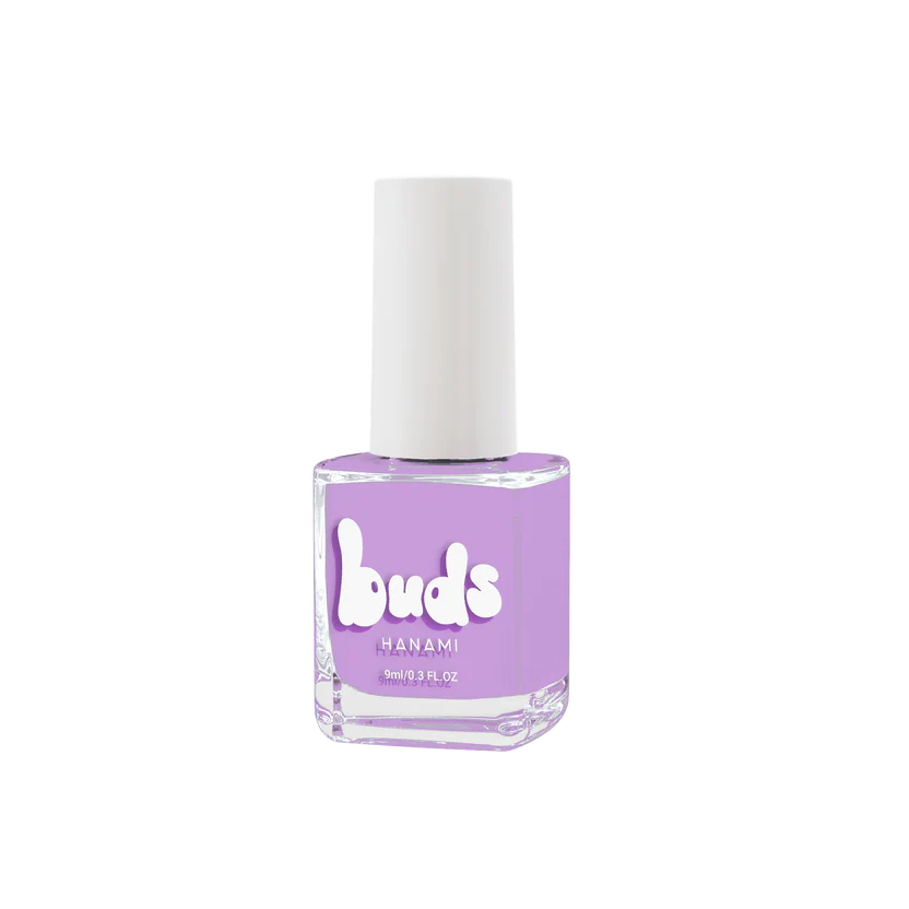 Vibrant, non-toxic nail polish for kids in shade Bubblegum - Bright Bright Pastel Purple. Australian-made, vegan, and cruelty-free. Hanami Australian stockist. Free shipping on orders over $350. Shop now!