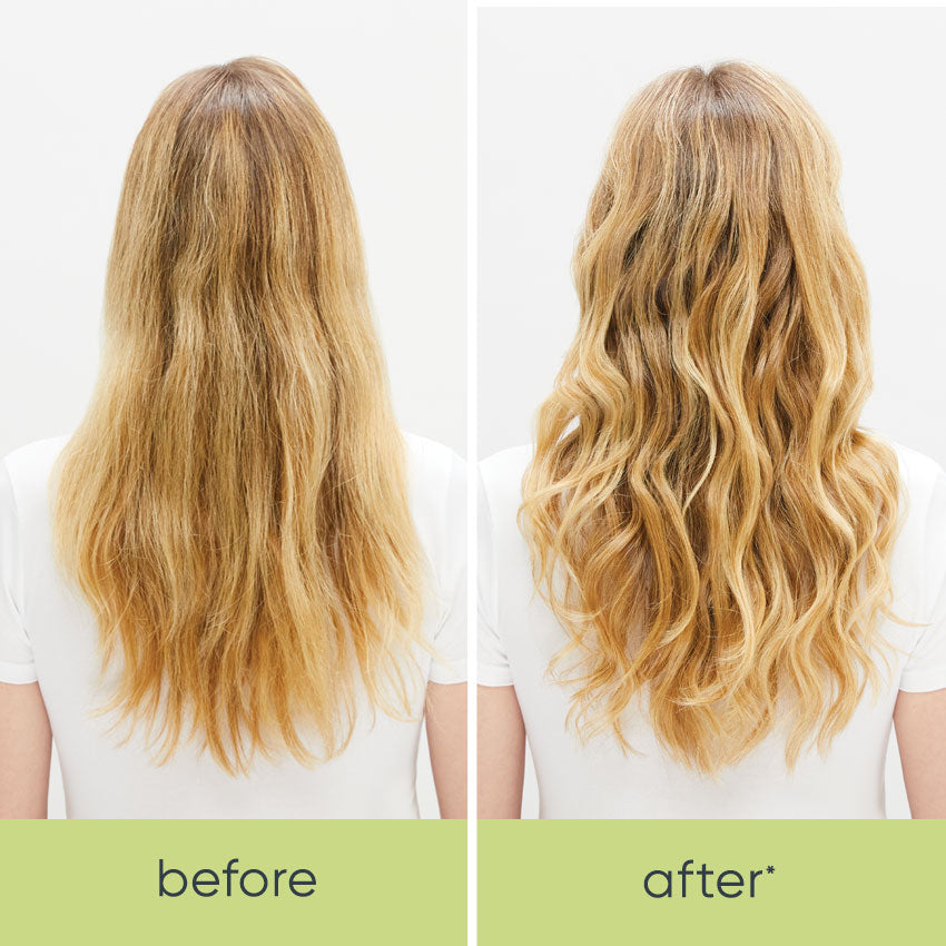 Clean Reset Normalizing Shampoo - Before and After use image