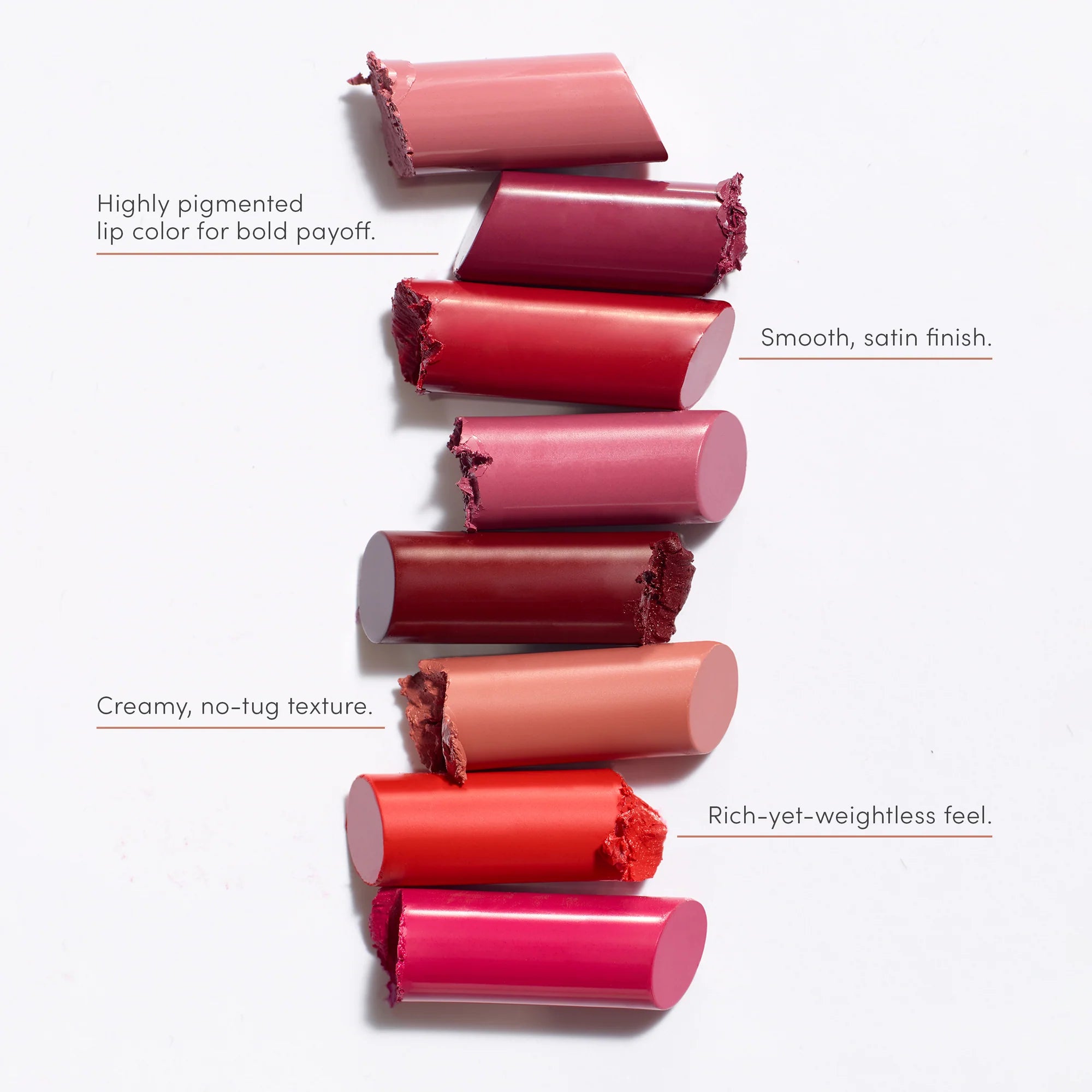 Jane Iredale's ColorLuxe Hydrating Cream Lipstick features and benefits for the lips