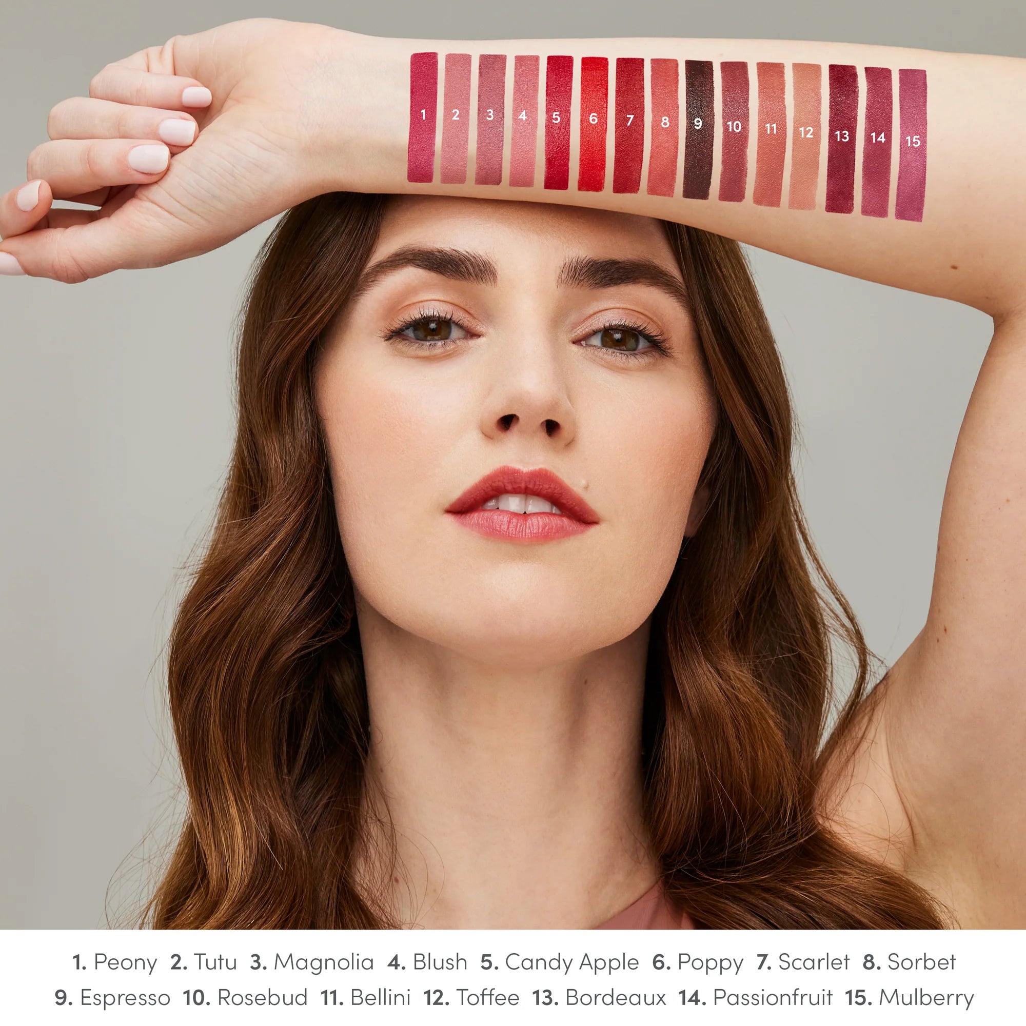 Jane Iredale's ColorLuxe Hydrating Cream Lipstick Arm Swatch for light colored skin