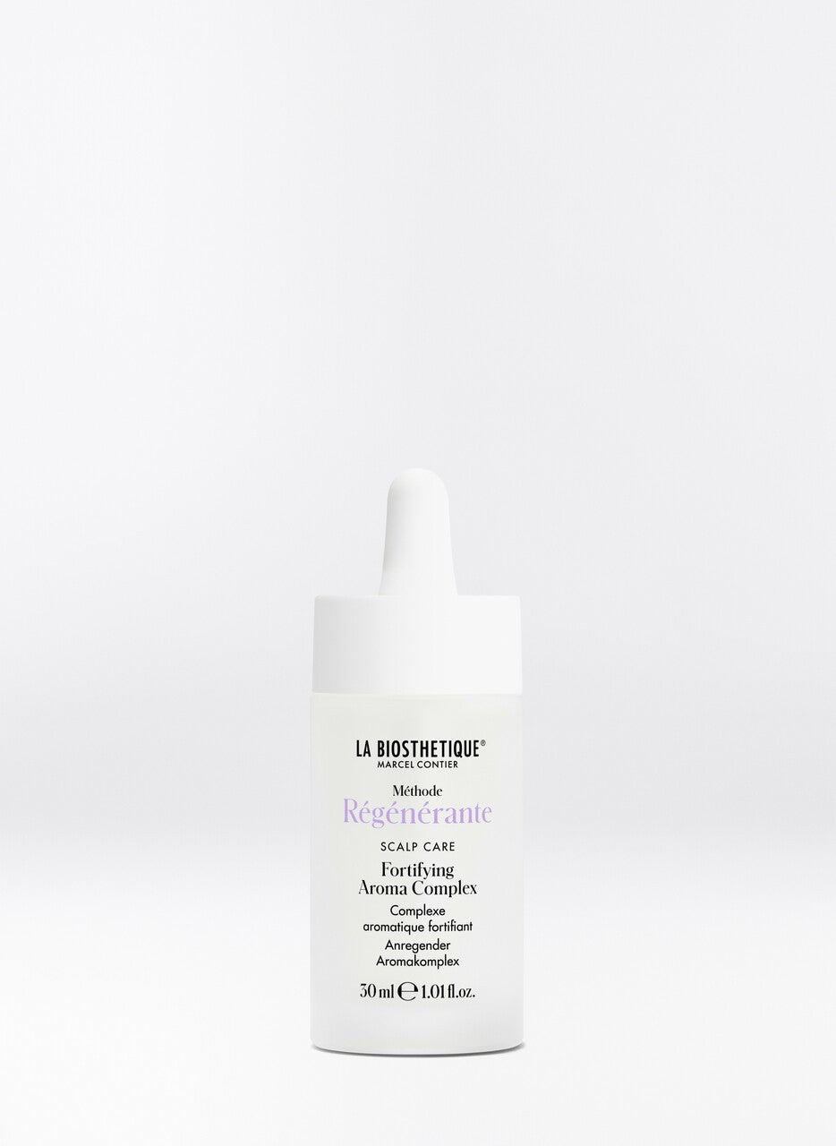 La Biosthetique Methode Regenerante Fortifying Aroma Complex. The aroma complex promote healthy hair growth and enhances scalp function. Shop Now. Shipping in Australia only. Free Shipping for orders $350+. La Biosthetique Australian stockist.