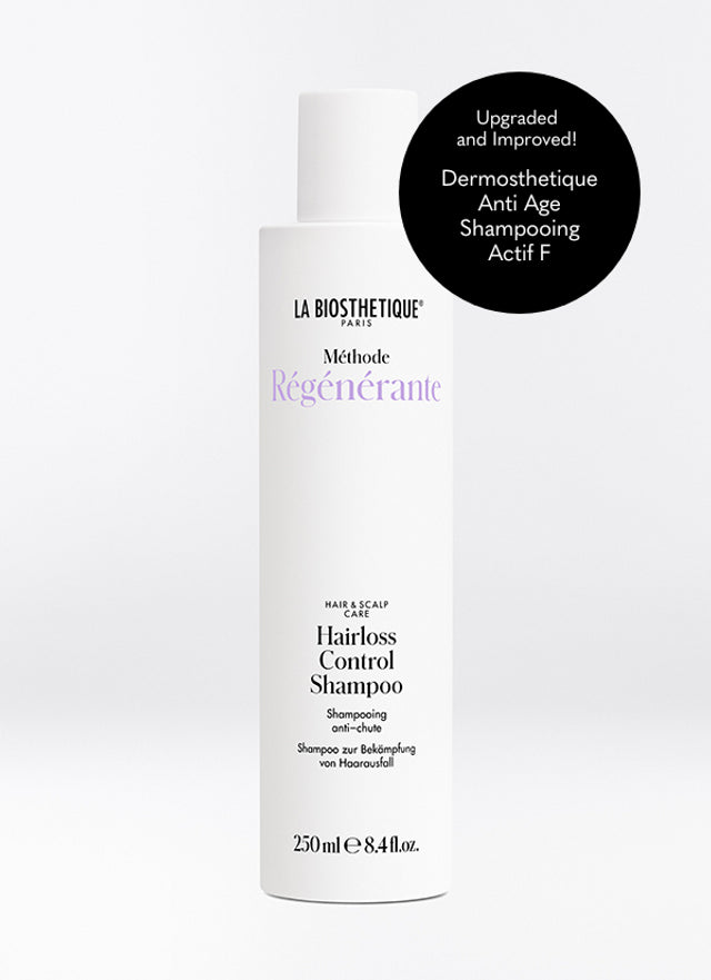 La Biosthetique Methode Regenerante Hairloss Control Shampoo formerly known as Anti Age Shampooing Actif F. Shop Now. Shipping in Australia only. Free Shipping for orders $350+.  La Biosthetique Australian stockist.