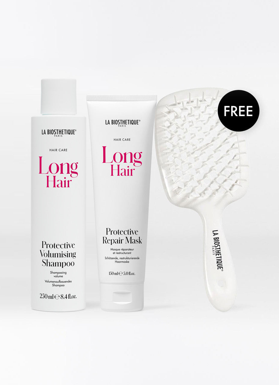 La Biosthetique Long Hair Volumising Bundle with free detangling brush. La Biosthetique Australian stockist. Geelong based. Shop now.