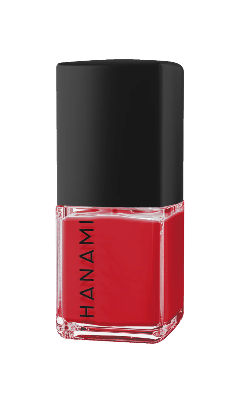 Hanami Nail Polish. Shade Valleri - Bright, creamy Coral with pink undertones. High-shine glossy nail polish for a fresh, salon-quality manicure. Smooth, vibrant finish in a variety of colors. Australian-made and cruelty-free. Hanami Australian stockist. Free shipping on orders over $350. Shop now!