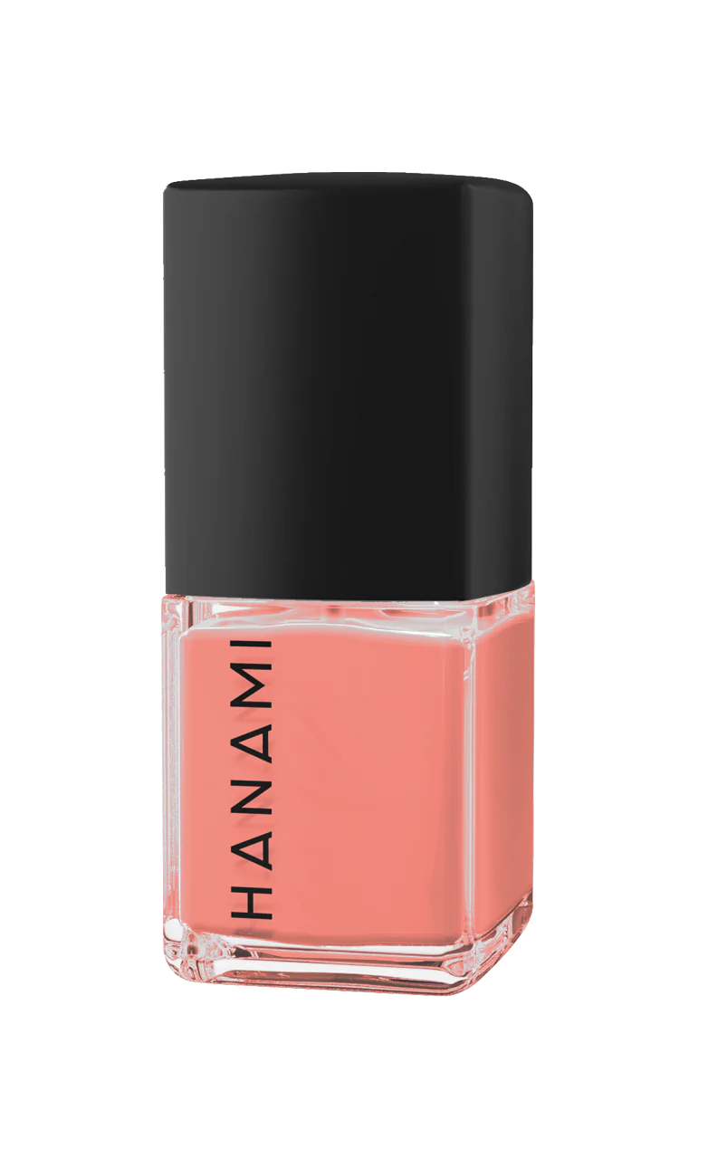 Hanami brand nail polish. Shade Melody Day - Light Creamy Orange. High-shine glossy nail polish for a fresh, salon-quality manicure. Smooth, vibrant finish in a variety of colors. Australian-made and cruelty-free. Free shipping on orders over $350. Hanami Australian stockist. Shop now!