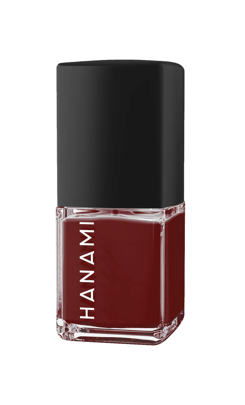 Hanami brand nail polish. Shade Cortez - Deep amber rust. High-shine glossy nail polish for a fresh, salon-quality manicure. Smooth, vibrant finish in a variety of colors. Australian-made and cruelty-free. Free shipping on orders over $350. Hanami Australian stockist. Shop now!