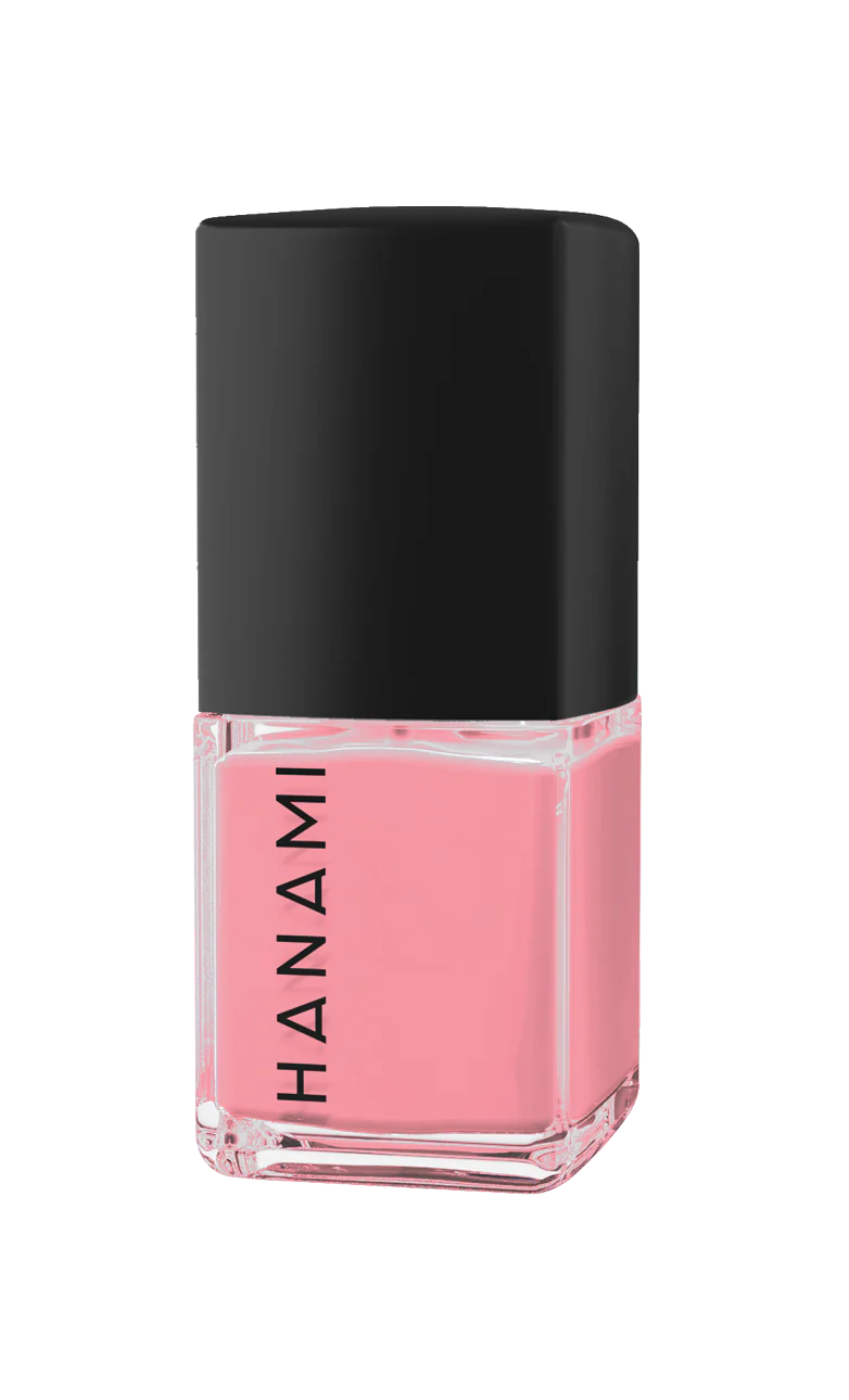 Hanami Nail Polish. Shade Pink Moon - Candy Pink. High-shine glossy nail polish for a fresh, salon-quality manicure. Smooth, vibrant finish in a variety of colors. Australian-made and cruelty-free. Hanami Australian stockist. Free shipping on orders over $350. Shop now!