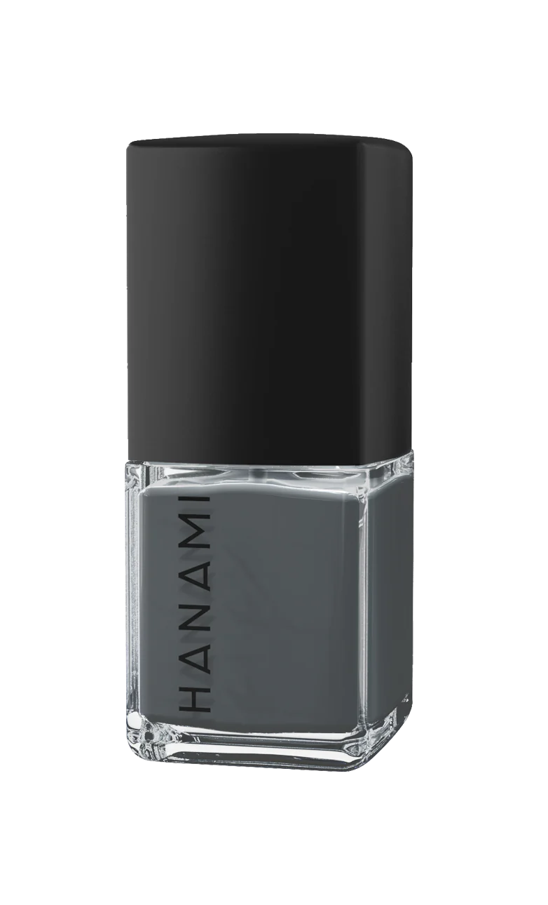 Hanami - The Wolves. Shade Dark Grey. Sleek and modern, matte nail polish dries to a velvety, shine-free finish. Perfect for a sophisticated, understated look, this formula offers a soft, smooth texture that adds an effortlessly chic touch to any manicure. Hanami Australian stockist. Free Shipping for orders over $350. Shipping only in Australia. Shop now!