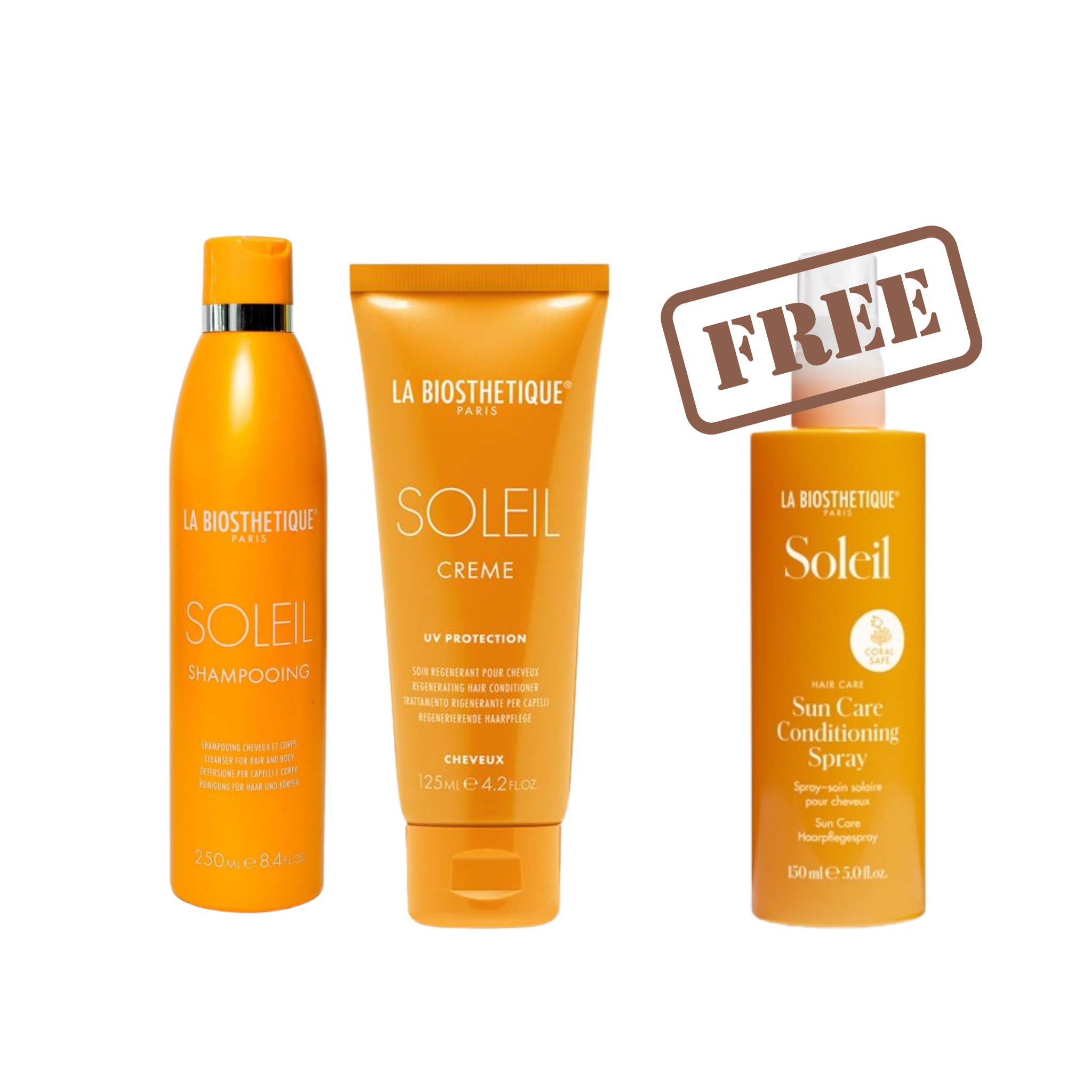 Soleil Range Hair Care Pack
