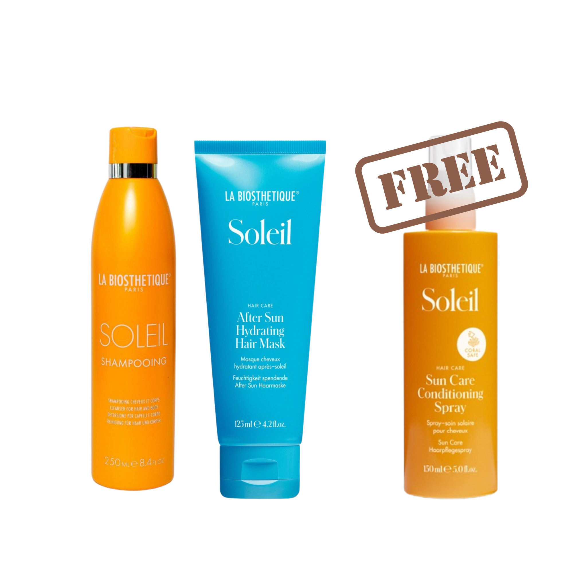 Soleil Range Hair Care Pack