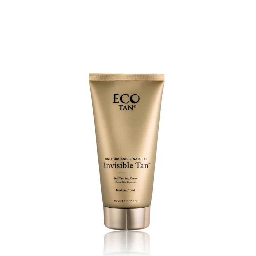 Eco Tan's Invisible  Tan. Best Self Tanning product. A luxurious buttery cream tan that moisturises without being sticky, never comes out orange, and doesn't transfer to clothes or sheets! Eco Tan Australian stockist. Free Shipping for orders over $350. Shop now!