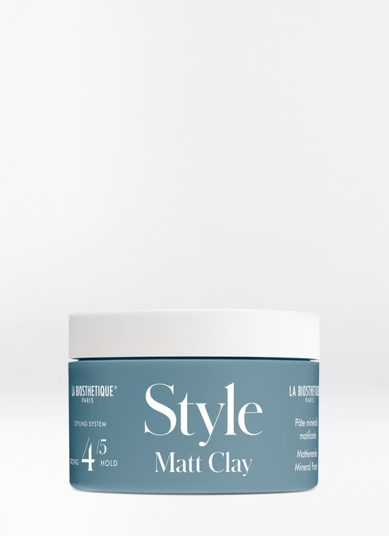 La Biosthetique Matt Clay. This styling paste creates strong and modellable matte looks while providing a secure hold and cool finish. La Biosthetique Australian stockist. Free Shipping for orders over $350. Shipping in Australia only. Shop now.