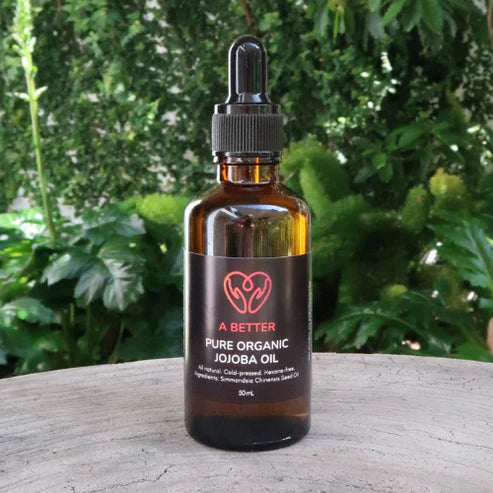 Nourish your skin with our 100% pure and organic Jojoba Oil. Jojoba oil is nature's perfect moisturiser, offering deep hydration and balance for your skin. A Better Australian stockist. Free Shipping for orders over $350. Shipping only in Australia. Shop now!