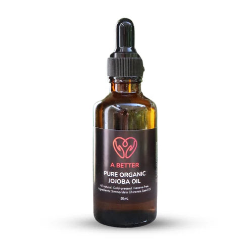 Nourish your skin with our 100% pure and organic Jojoba Oil. Jojoba oil is nature's perfect moisturiser, offering deep hydration and balance for your skin. A Better Australian stockist. Free Shipping for orders over $350. Shipping only in Australia. Shop now!