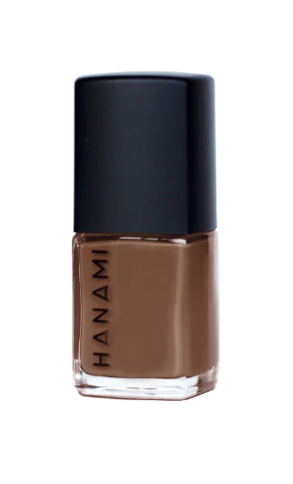 Hanami brand nail polish. Shade Pony - Teddy Brown. High-shine glossy nail polish for a fresh, salon-quality manicure. Smooth, vibrant finish in a variety of colors. Australian-made and cruelty-free. Free shipping on orders over $350. Hanami Australian stockist. Shop now!