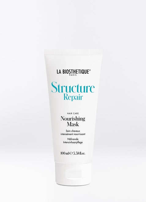 La Biosthetique Structure Repair range - Nourishing Hair Mask. Regenerative treatment mask with pure valuable oils and nutrients to repair severely dry, damaged hair and make it silky soft and shiny. La Biosthetique Australian stockist. Geelong Based. Shop Now.