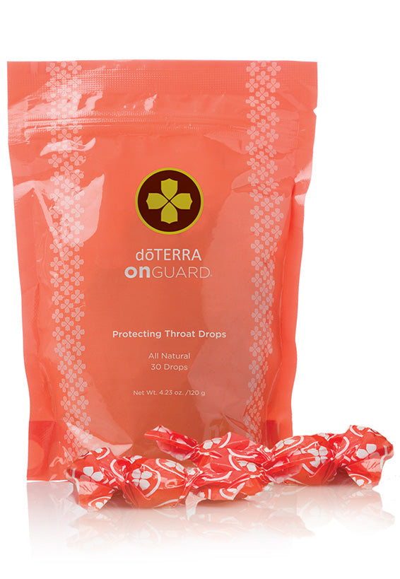 doTERRA On Guard Protecting Throat Drops are a convenient way to receive the immune-supporting benefits of doTERRA On Guard