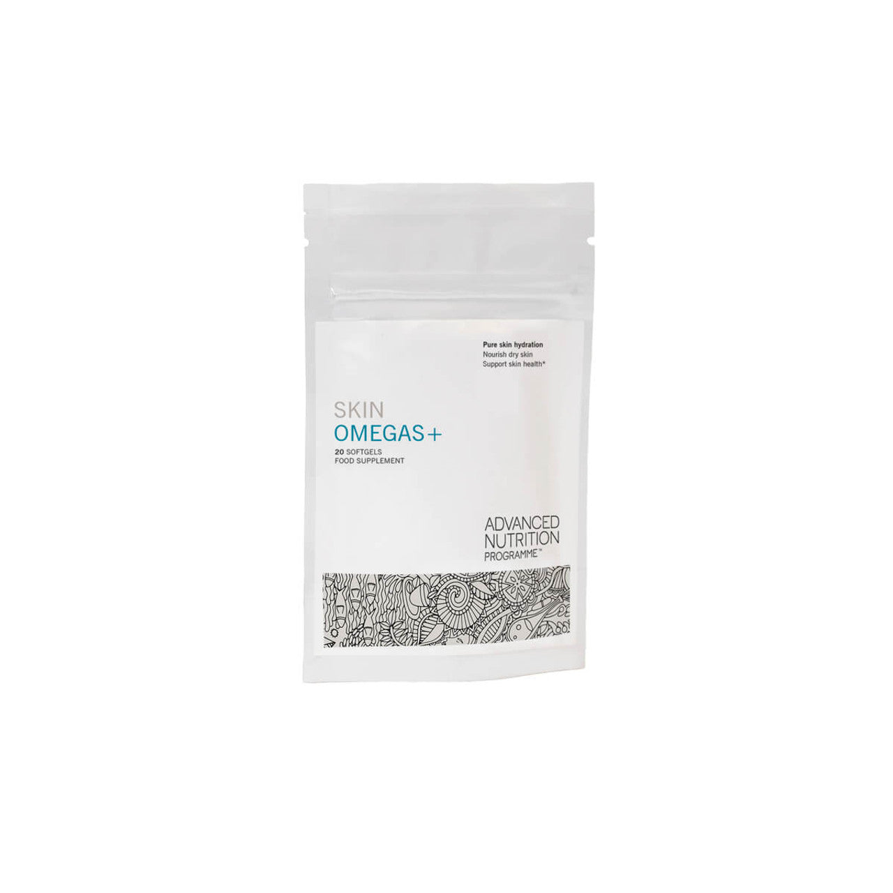 Advanced Nutrition Programme's Skin Omegas+ 20 soft capsules - $28.00 - Free Shipping for orders above $350.00. Australian Stockist