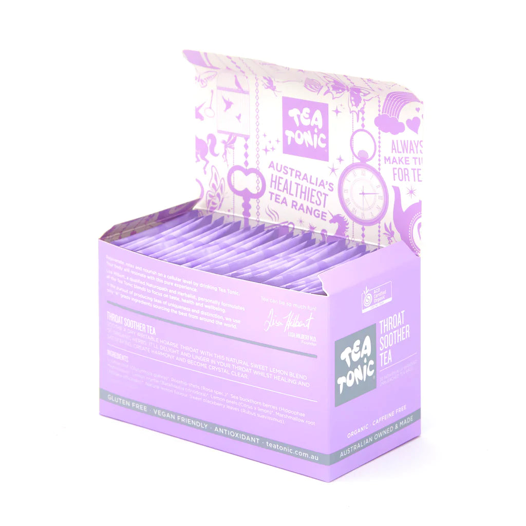 Tea Tonic Throat Soother Teabags - 20 pieces - $12.00