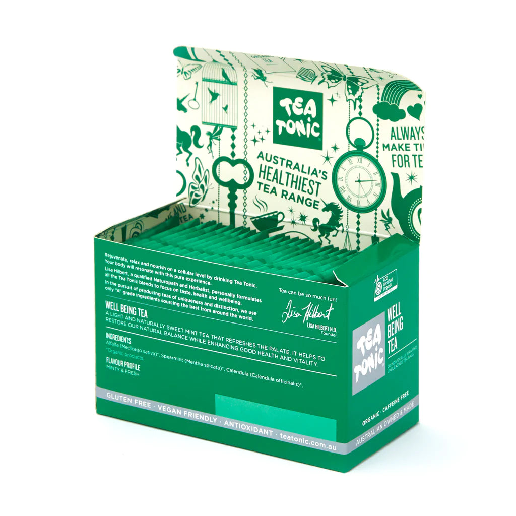 Tea Tonic Well Being Teabags - 20 pieces - $12.00