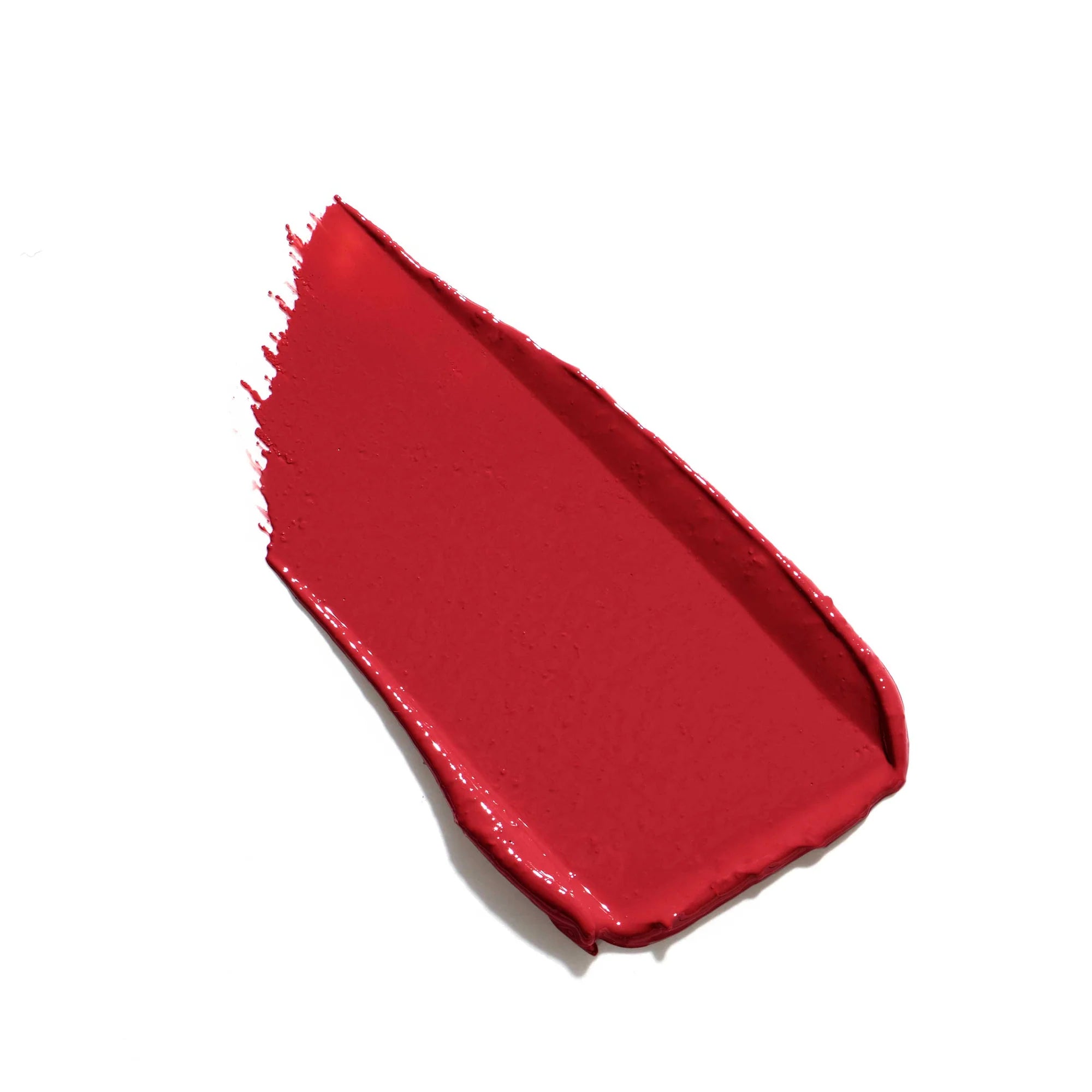 Jane Iredale's ColorLuxe Hydrating Cream Lipstick - swatch and color Candy Apple - cool medium-dark red