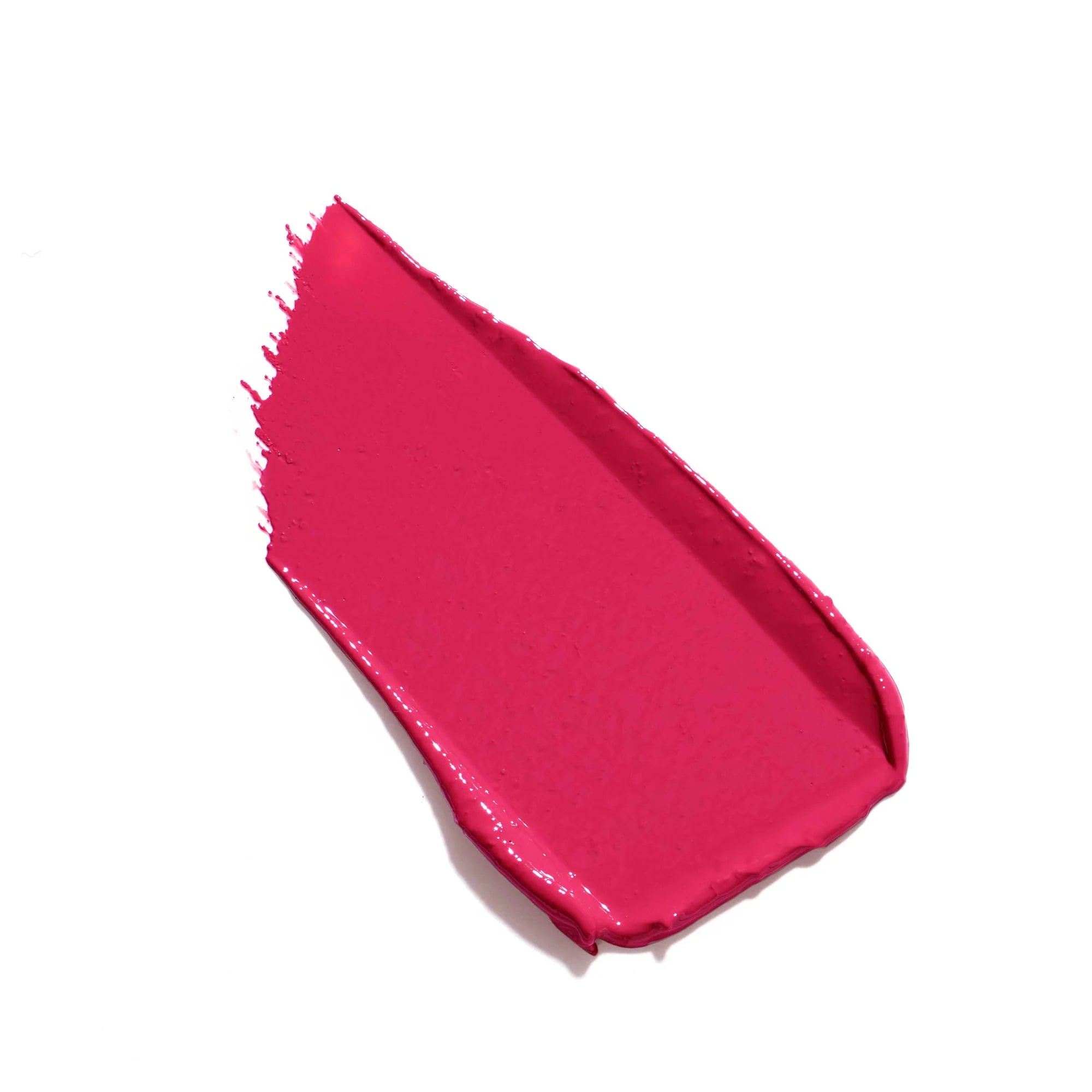 Jane Iredale's ColorLuxe Hydrating Cream Lipstick - swatch and color Peony - cool medium fuchsia