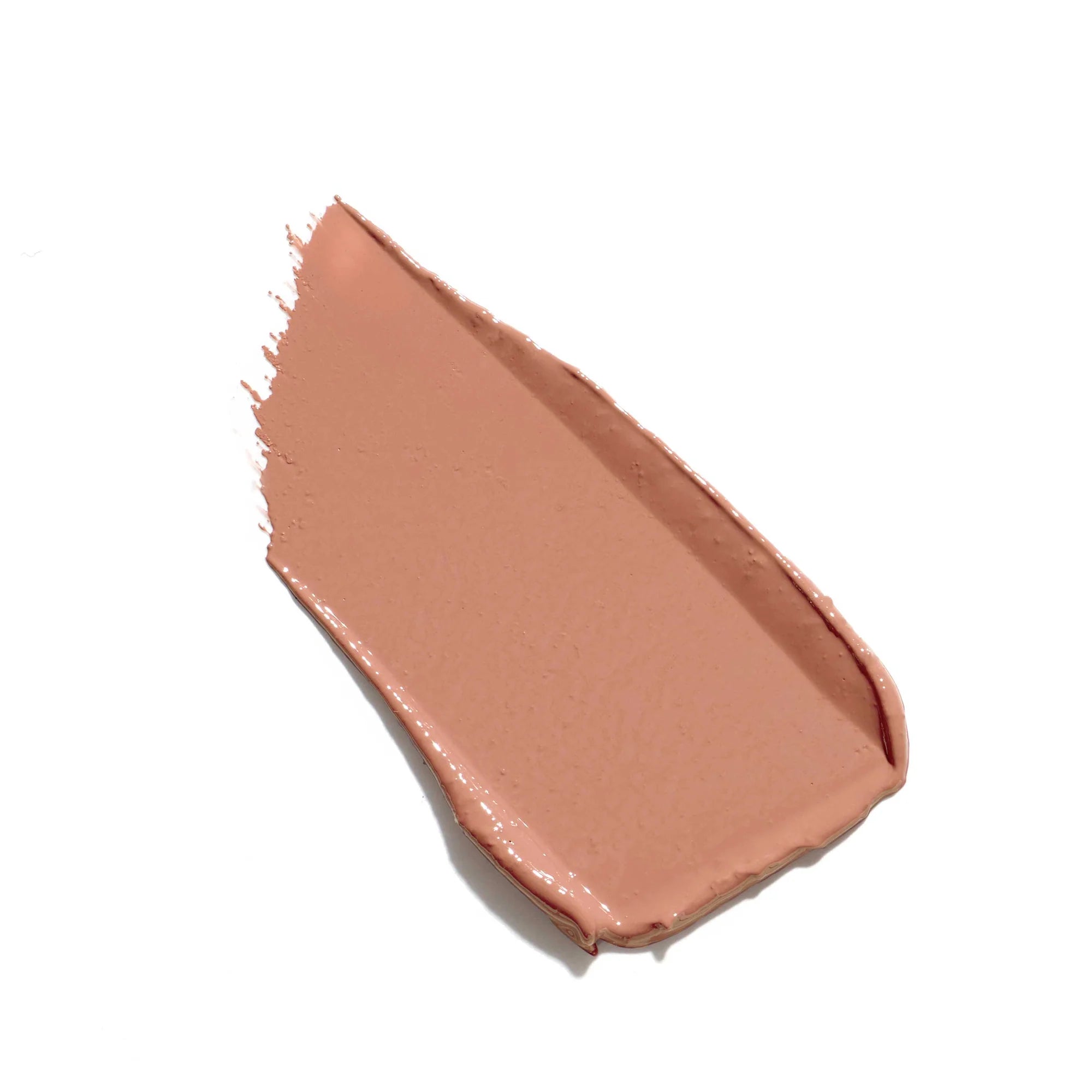 Jane Iredale's ColorLuxe Hydrating Cream Lipstick - swatch and color Toffee - warm medium beige