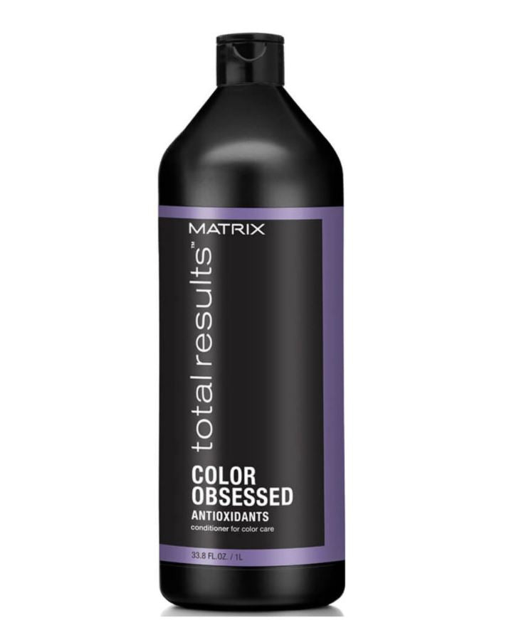 Matrix Total Results Color Obsessed Conditioner helps protect against fading and extends the life of colour vibrancy - 1L