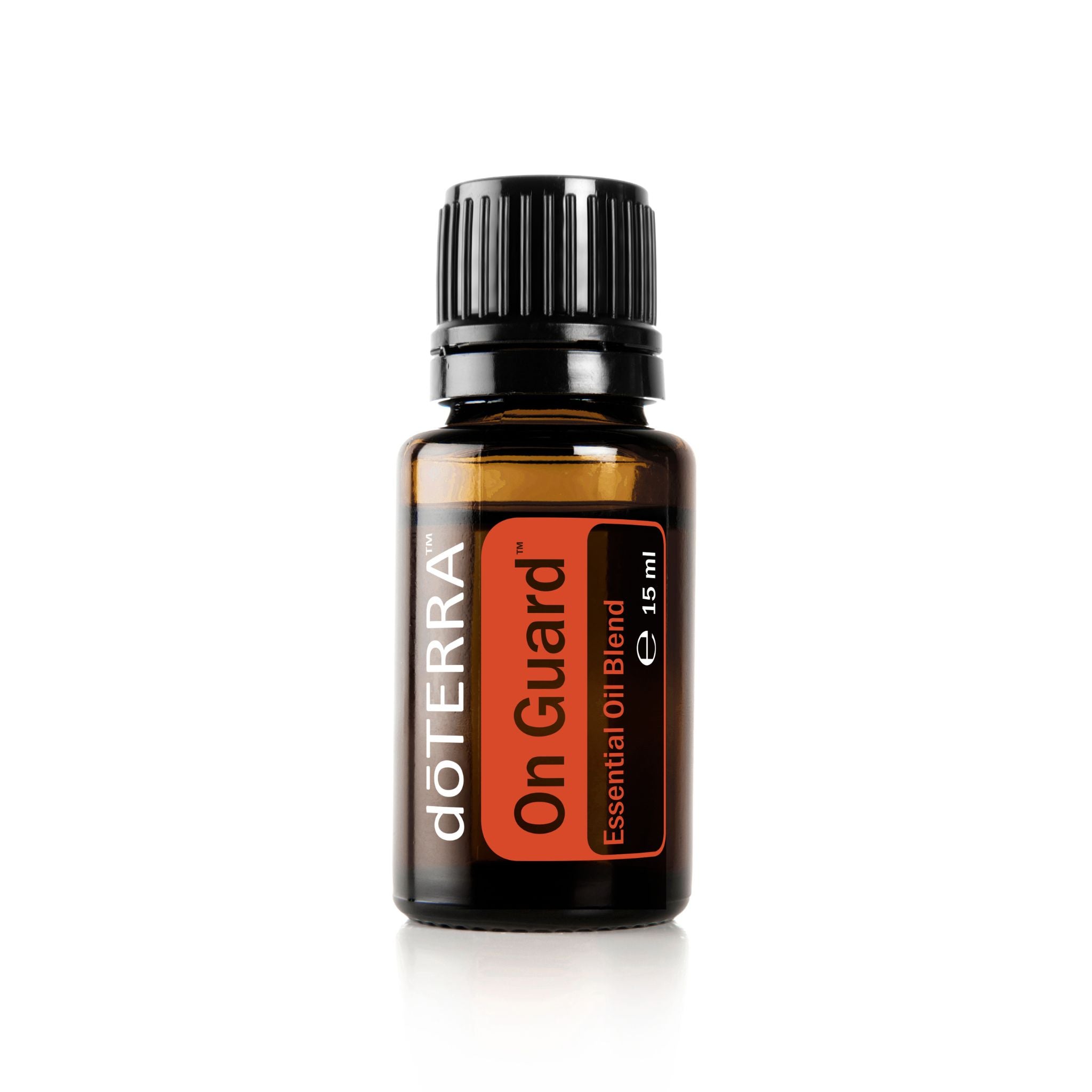 On Guard Essential Oil has energising and uplifting aroma. Glass bottle, red label, 15 ml